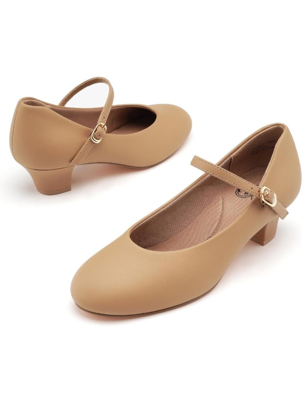 Stylish 1.5" Ankle Strap Character Shoes for Women - Perfect for Ballroom Dance